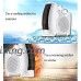 SANDM Miniature Portable Air conditioner fan  Dual-use Air cooler Mini air conditioner cooling fan With dehumidifier For office Bedroom-White - B07F5QMSML